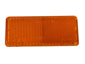 odblask prostok.4,5x9,5 samoprzyl.-UO 030 (biały,żółty)