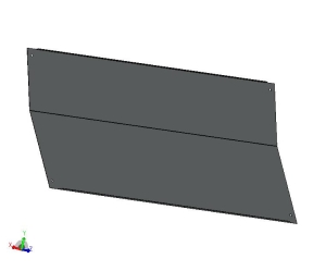 7. Oslona tylna 2 Z587 100.007.00